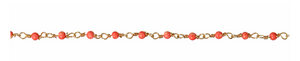 Une A Une Beaded Coral Necklace