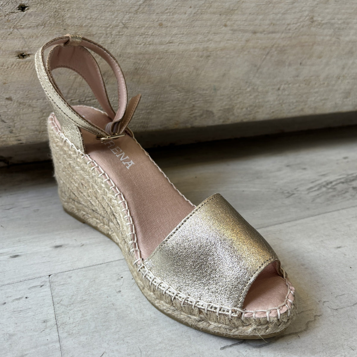 Macarena Carla Wedge  - Magenta Pink Suede main image 1