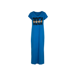 Leon & Harper Reinette Stars Dress - Marine Blue