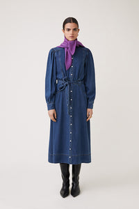 Suncoo Long Denim Dress - Chona