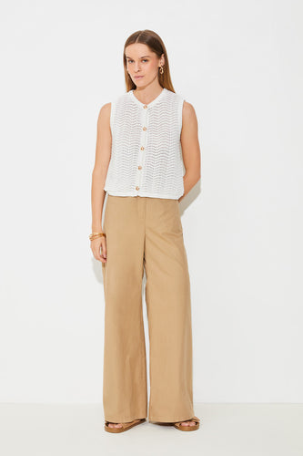 SUNCOO Jacky Pantalon - Camel
