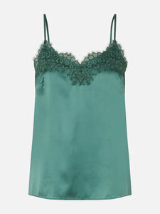 Rosemunde Shiny Strap Top in Eucalyptus (Style 1910)