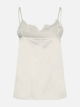 Rosemunde Shiny Strap Top in Ivory (Style 1910)