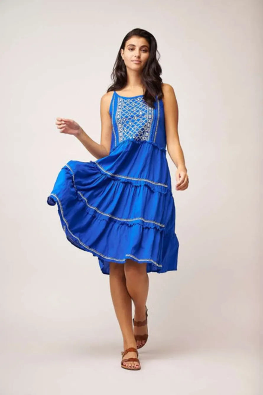 Dreams Strap Dress - Blue