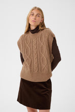 Part Two - Chanina Waistcoat - Medium Brown