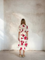 Sirens - Imelda Midi Dress - Cream Poppy