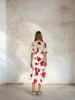 Sirens - Imelda Midi Dress - Cream Poppy