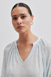 Second Female Cilla Blouse - Ice Blue