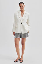 Second Female Lino Blazer - Creme