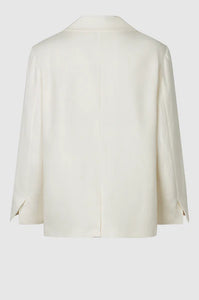 Second Female Lino Blazer - Creme