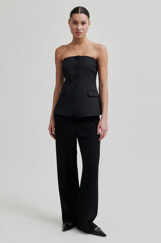 Second Female Fique Classic Trousers - Black