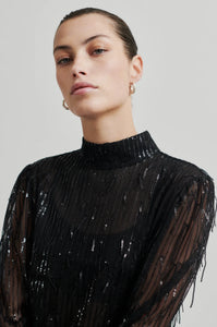 Second Female Tassel Blouse Black