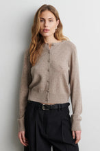 Second Female - Amala Knit Cardigan - Mid Brown Melange