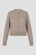 Second Female - Amala Knit Cardigan - Mid Brown Melange