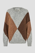 Secong Female - Forca Knit V-Neck - Light Grey Melange