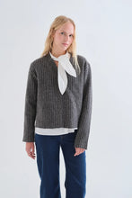 Compania Fantastica - Striped Cardigan - Grey
