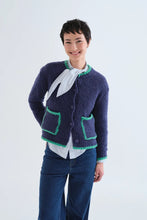 Compania Fantastica - Cardigan - Navy Blue and Green