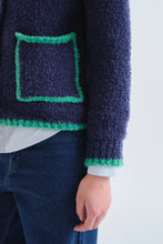 Compania Fantastica - Cardigan - Navy Blue and Green