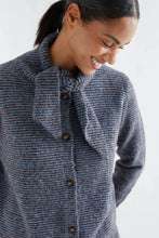Compania Fantastica - Knitted Cardigan - Blue and Brown