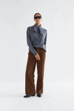 Compania Fantastica - Knitted Cardigan - Blue and Brown
