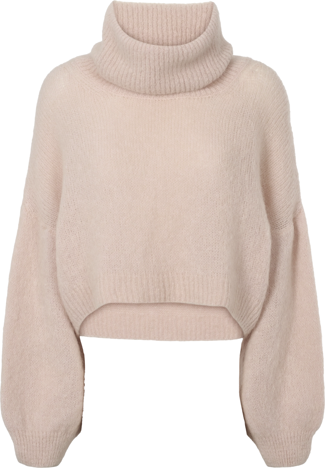 American Dreams - Andrea Rollneck Jumper - Light Taupe