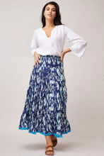 Dreams - Arista Skirt - Minx Ikat Navy