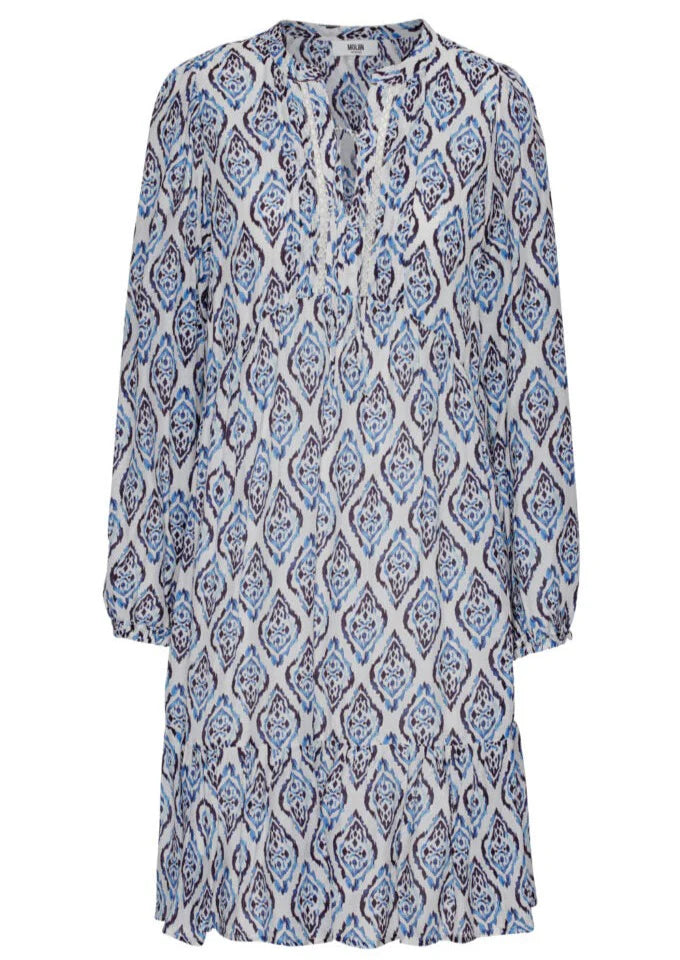 Moliin Lillian Dress - Evening Blue