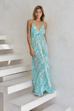 Sophia Alexia Silk  Ibiza Maxi -Aqua Pebbles