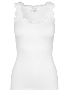 Rosemunde Copenhagen - New White Silk Vest(STYLE 5205)