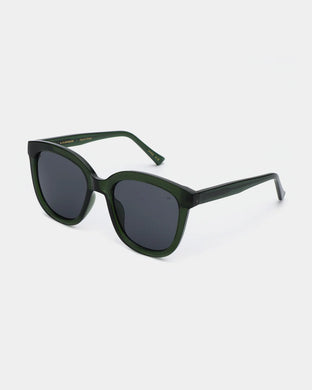 A.KJÆRBEDE  Billy Sunglasses - Dark Green Transparent