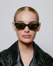 A.Kjaerbede - Bror Sunglasses - Dark Green Transparent