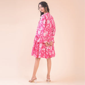 Dreams - Lobster Dress - Pink Flower