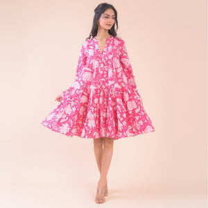 Dreams - Lobster Dress - Pink Flower