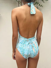 Sophia Alexia Tahiti Twist Swimsuit Aqua Pebbles