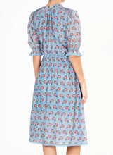 M.A.B.E. Ara Print Midi Dress - Blue