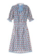 M.A.B.E. Ara Print Midi Dress - Blue