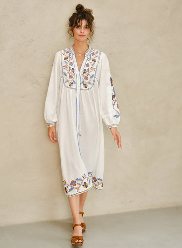 M.A.B.E Arielle Emb Tunic - Multi