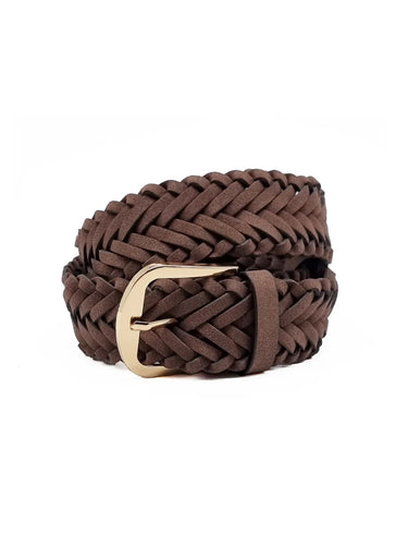 Nooki Ashford Woven Belt in Tan