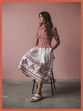 Nooki - Astrid Gignham Blouse - Red