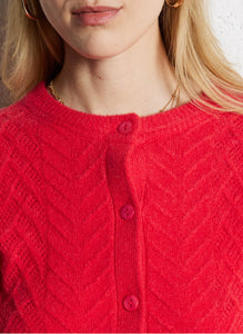 SUNCOO - Genibi Cardigan - Geranium Red