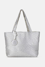 Ilse Jacobson - Braided Tote Bag - Milk Creme Silver