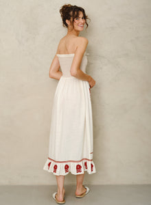 M.A.B.E Carmi Emb dress - Red