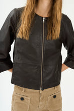 Pieszak Lanni Leather jacket - Black coffee