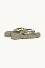 Ilse Jacobsen - Platform Flip Flops Metallic - Platin