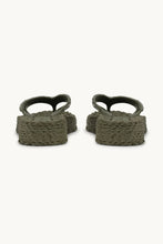 Ilse Jacobsen - Glitter Stone Platfrom Flip Flops - Army