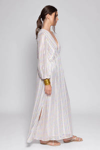 chicago long dress sundress Sundress Chicago Long Dress in Roma Cafe Au Lait