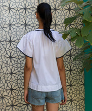 Rose & Rose - Passementerie Top - White