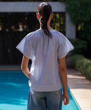 Rose & Rose - Passementerie Top - Blue Stripes