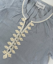 Rose & Rose - Passementerie Top - Blue Stripes