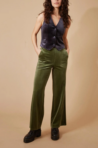 Traffic People Clan Green Trousers